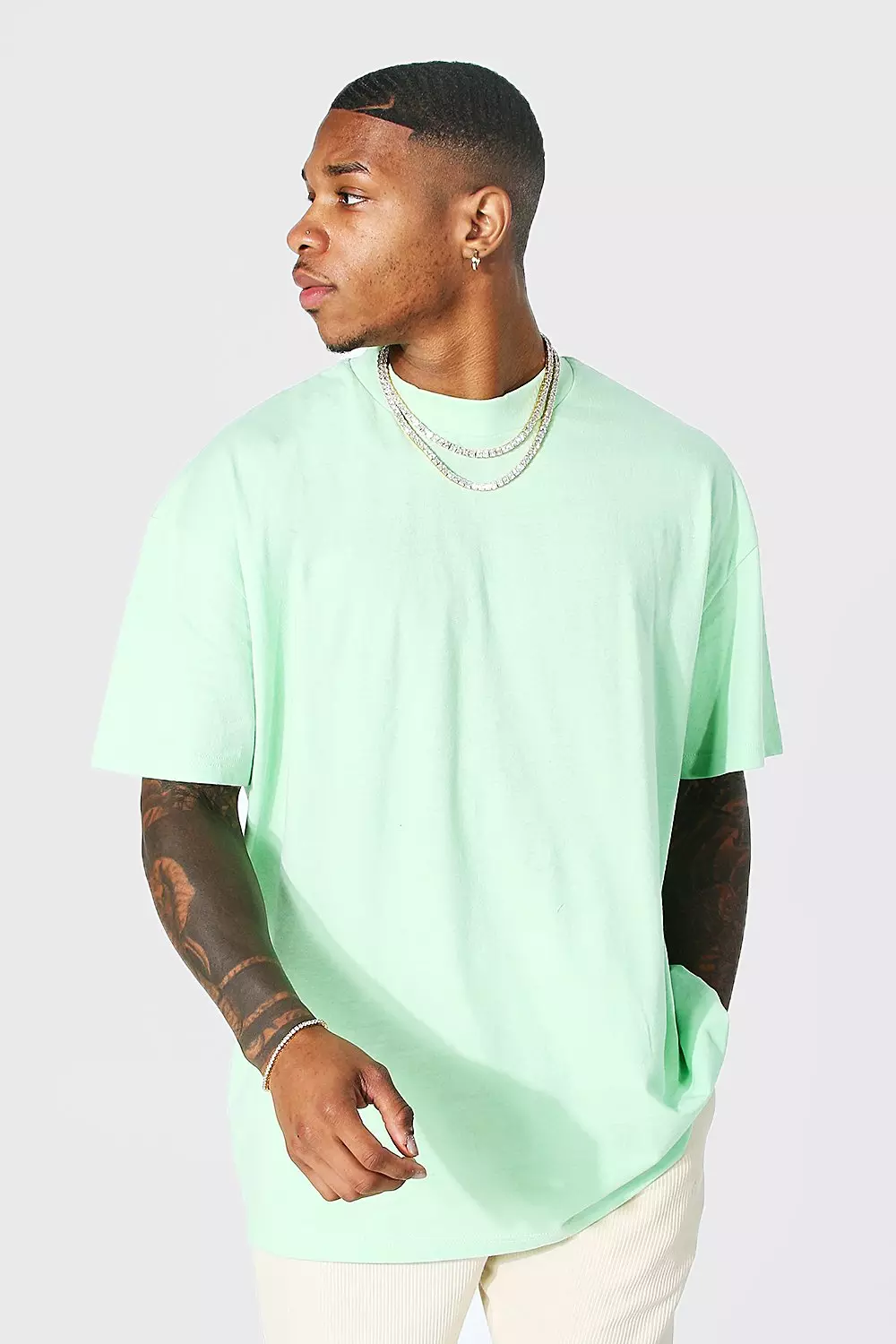 Lime green oversized t hot sale shirt